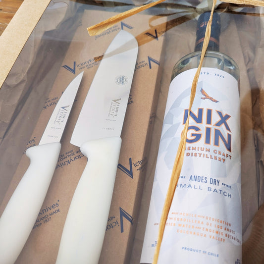 Essential knives + Premium Gin Hamper