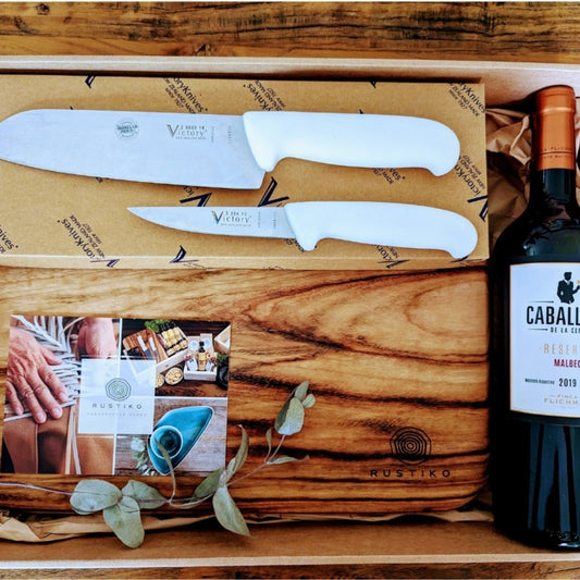 RUSTIKO Solid Chef + Wine Hamper