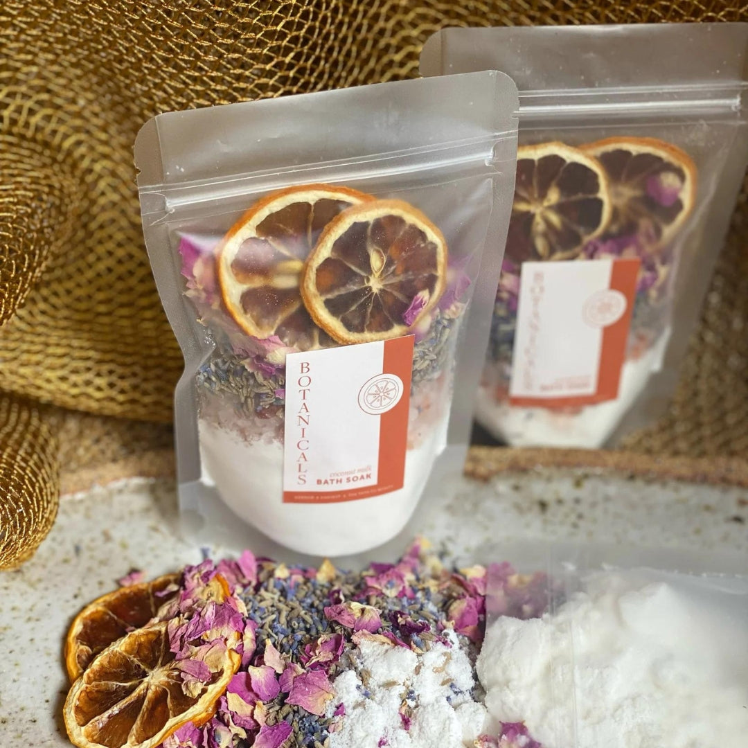 Coconut Milk Bath + Rose Hamper