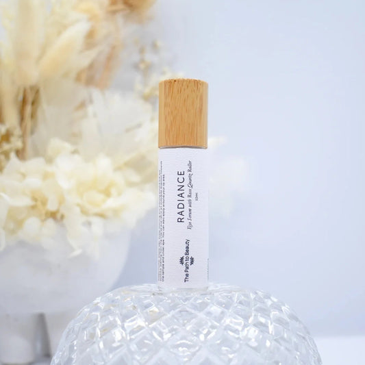 Eye Serum with Rose Quartz Roller - Radiance